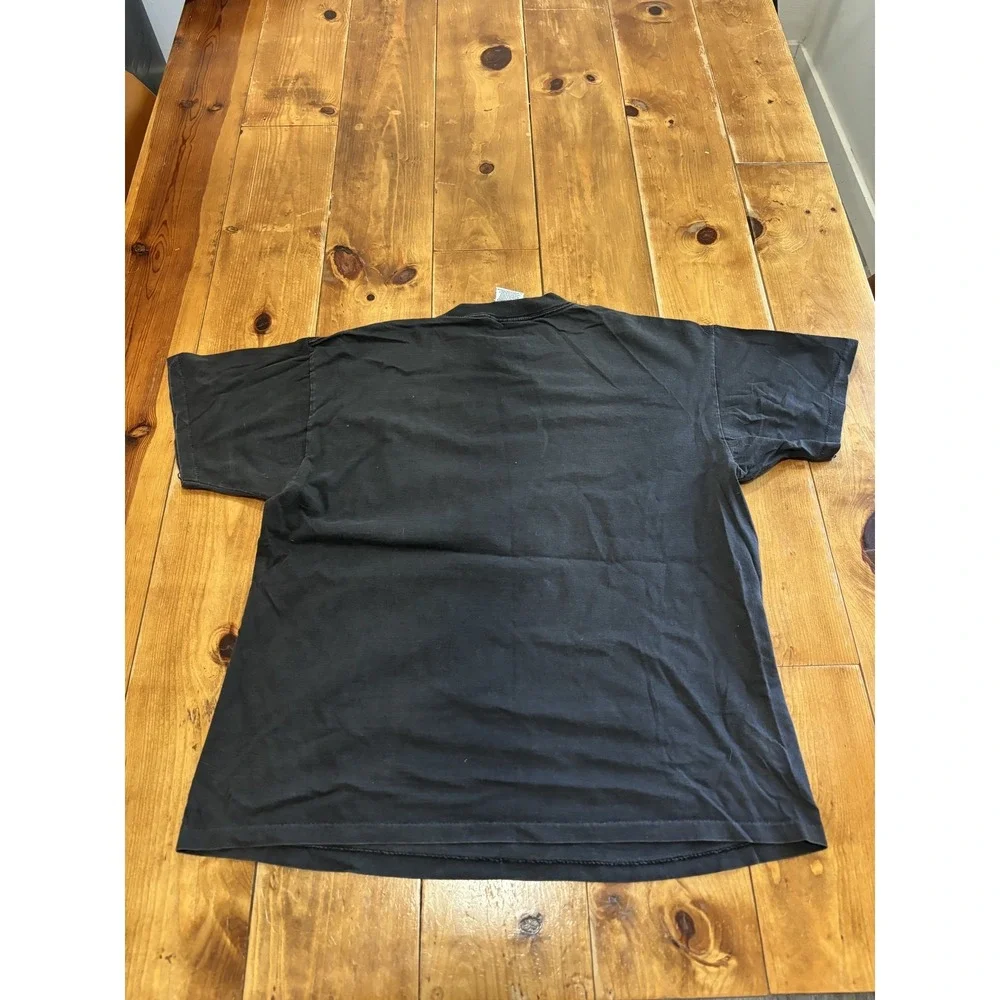 Vintage 90s Happy Halloween Feelin' Witchy T-Shirt Men's XL Black Graphic Tee